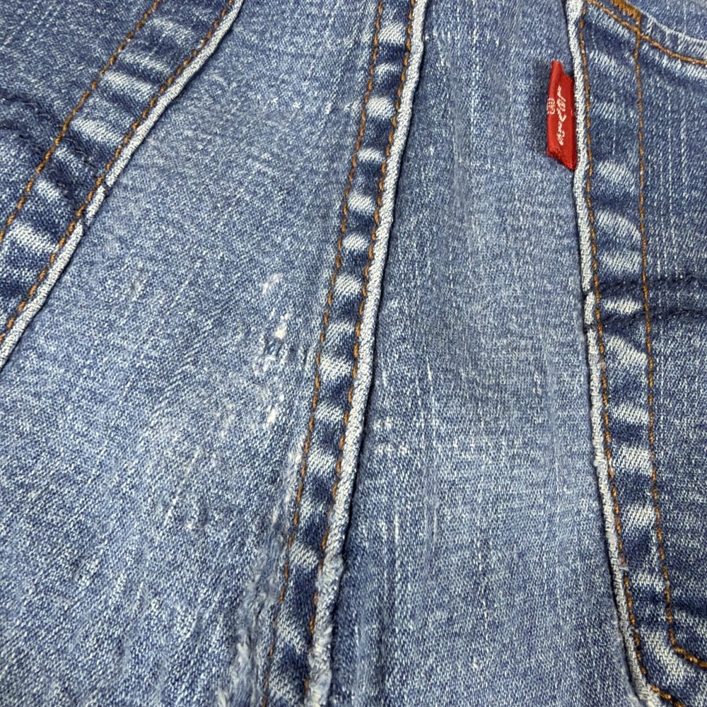 Levi's 512 Women's Classic Slim Stretch Tapered Leg Blue Denim Jeans Size 16M - Picture 14 of 15
